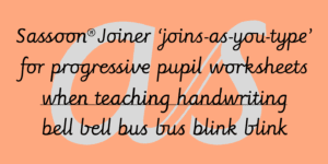 Sassoon Handwriting Starter